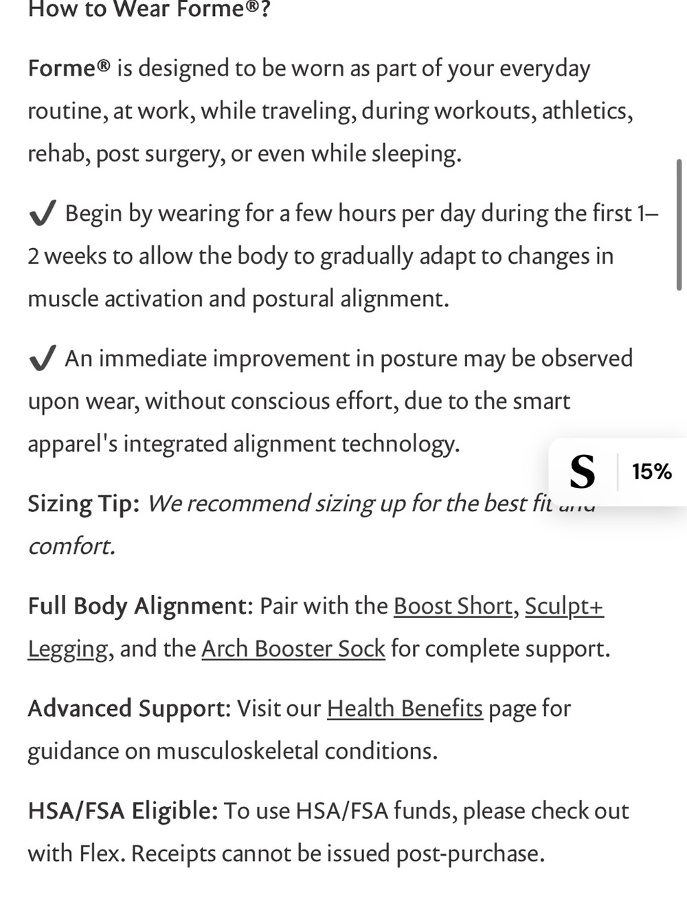 Forme Power Bra, Medium - Picture 8 of 13